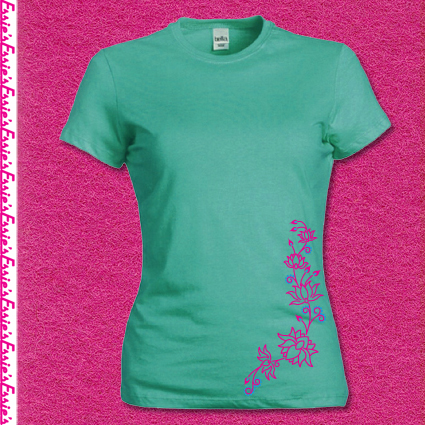 lotus t shirt jade front Featured Seller: Essies